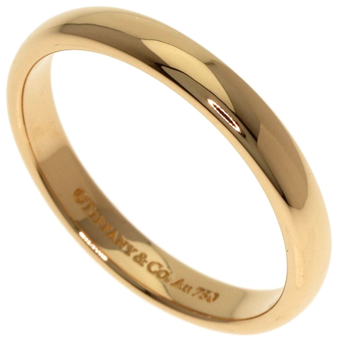 TIFFANY&Co. wedding Ring K18 Pink Gold: TIFFANY&Co. wedding Ring K18 Pink Gold Elevate your special day with the timeless elegance of Tiffany&Co.'s K18 Pink Gold wedding ring, expertly crafted in 18k pink gold for a luxurious look that