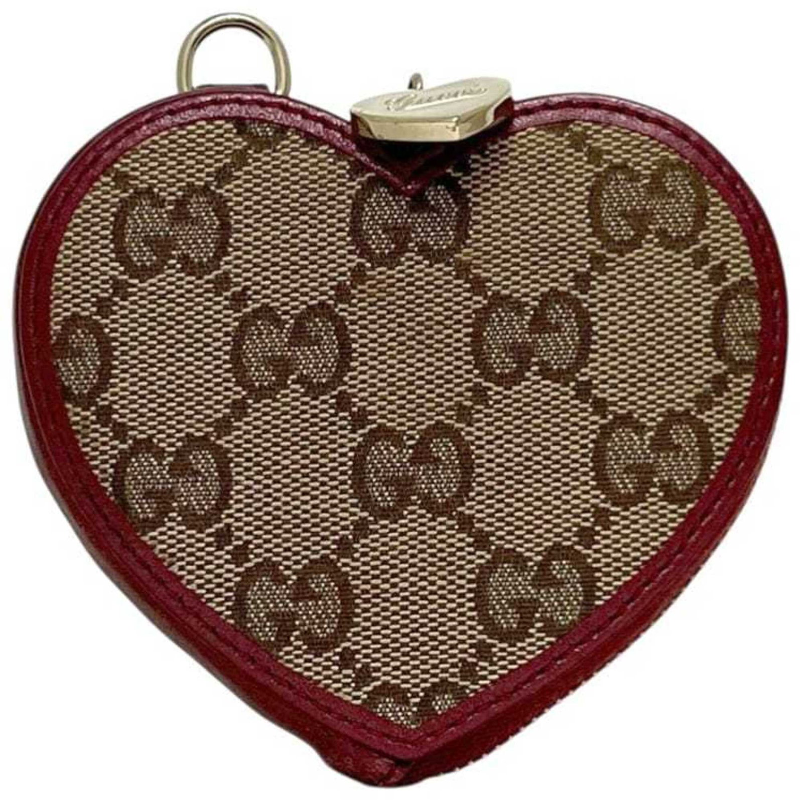 Gucci Coin Purse/ Coin Case Gg Canvas, Leather: Gucci Coin Purse/ Coin Case Gg Canvas, Leather A chic and practical Gucci coin purse, crafted from high-quality Gg canvas and supple leather, makes for the perfect accessory to add a touch of
