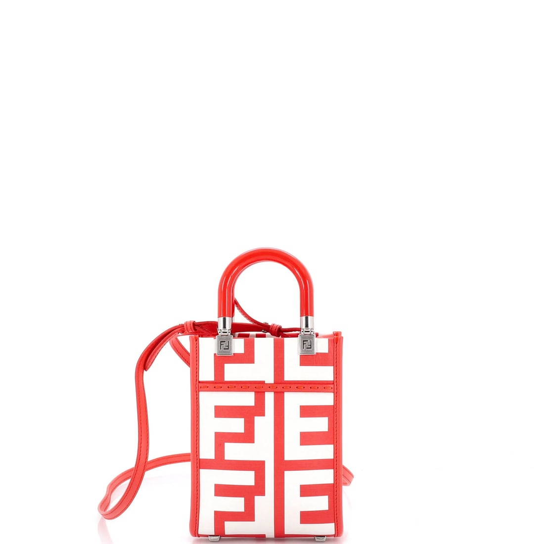 Fendi x Marc Jacobs Sunshine Shopper Tote Printed Leather Mini (1 of 5)