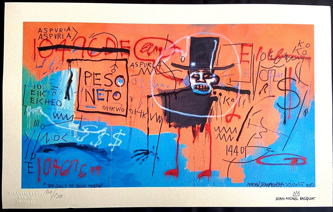 Limited edition lithograph by Jean-Michel Basquiat (1 of 12)