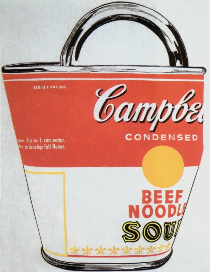 Andy Warhol Pop Art Poster Bag 30.25" X 23.5" Soup Can 2000: Andy Warhol Pop Art Poster Bag 30.25" X 23.5" Soup Can 2000 Own a piece of pop art history with this iconic Andy Warhol poster bag, featuring his signature 'Soup Can' design from 2000. Printed on high
