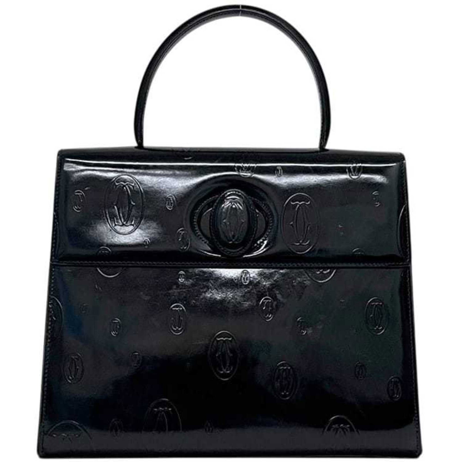 Patent leather handbag from Cartier (1 of 11)