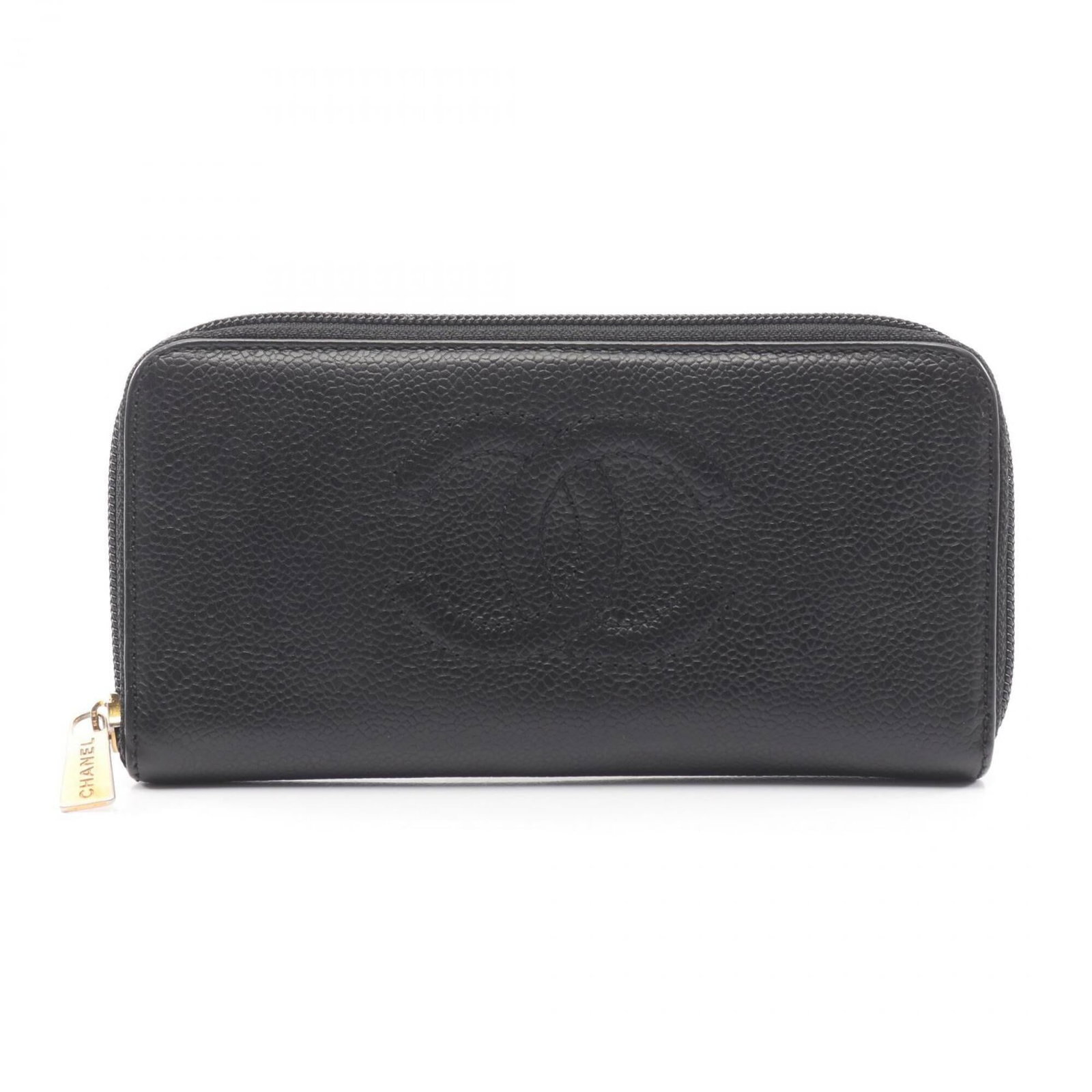 Chanel Grained Calfskin Bi Fold Wallet: Chanel Grained Calfskin Bi Fold Wallet A timeless piece from the iconic French fashion house, this Chanel bi-fold wallet boasts sleek, grained calfskin and classic design, perfect for adding an air