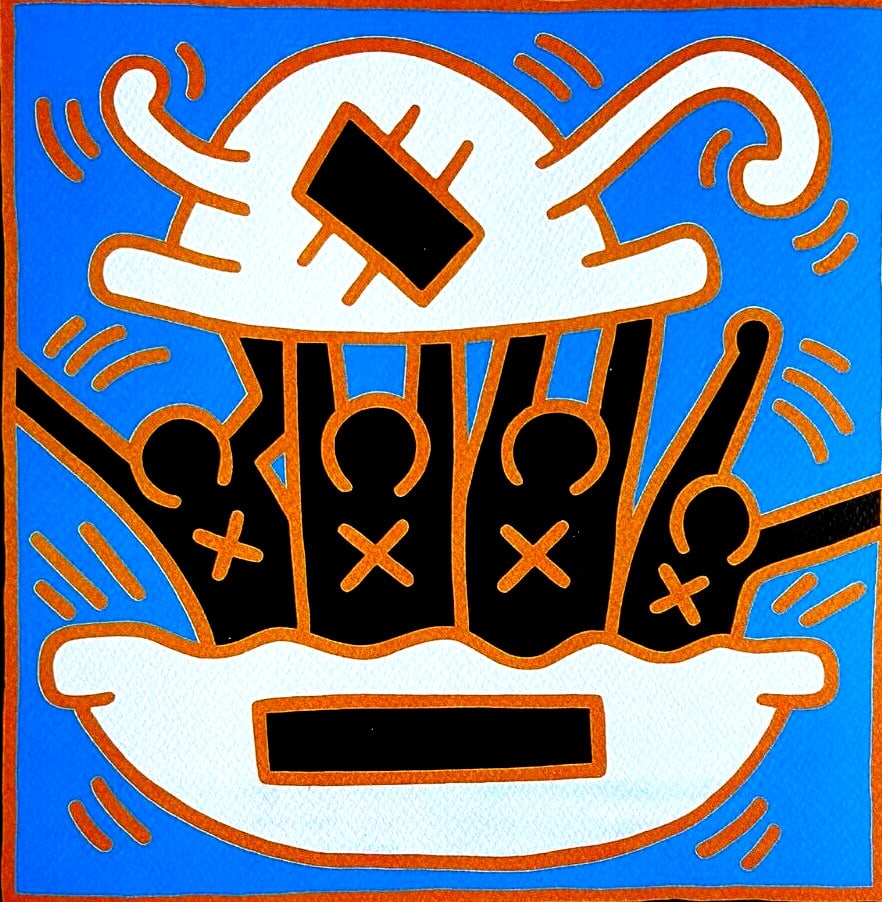 Keith Haring Stamp Lithograph - 2