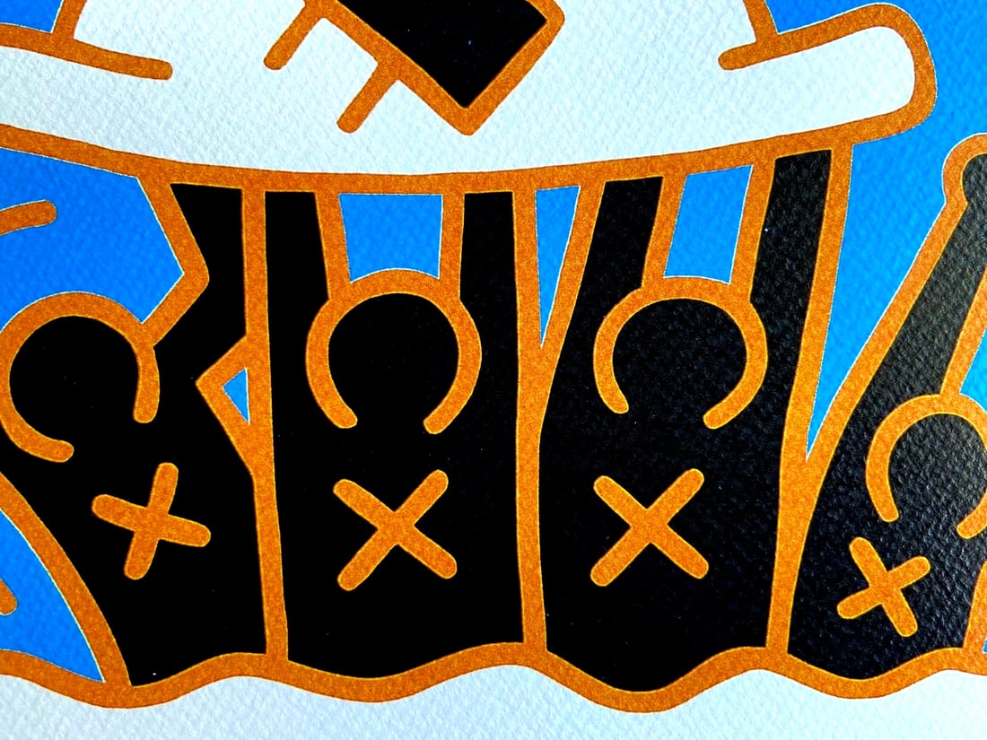 Keith Haring Stamp Lithograph - 3