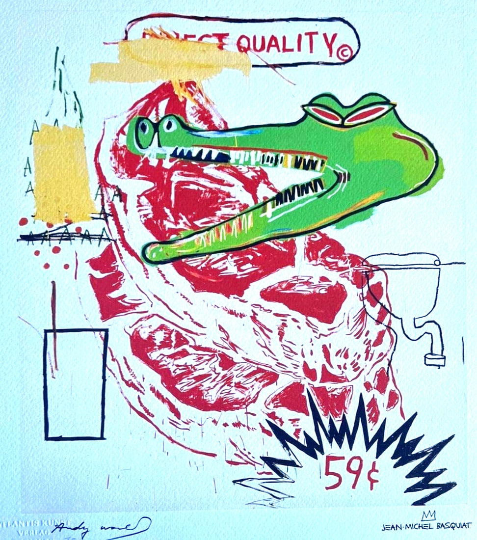 Andy Warhol X Jean-Michel Basquiat Lithograph Numbered 180ex (1 of 11)