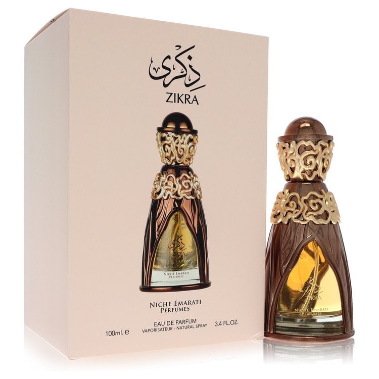 Niche Emarati Zikra Perfume By Lattafa Eau De Parfum Spray (Unisex): Niche Emarati Zikra Perfume By Lattafa Eau De Parfum Spray (Unisex) Experience the essence of Emirati culture with Lattafa Eau De Parfum Spray, a unique and captivating fragrance that combines traditi