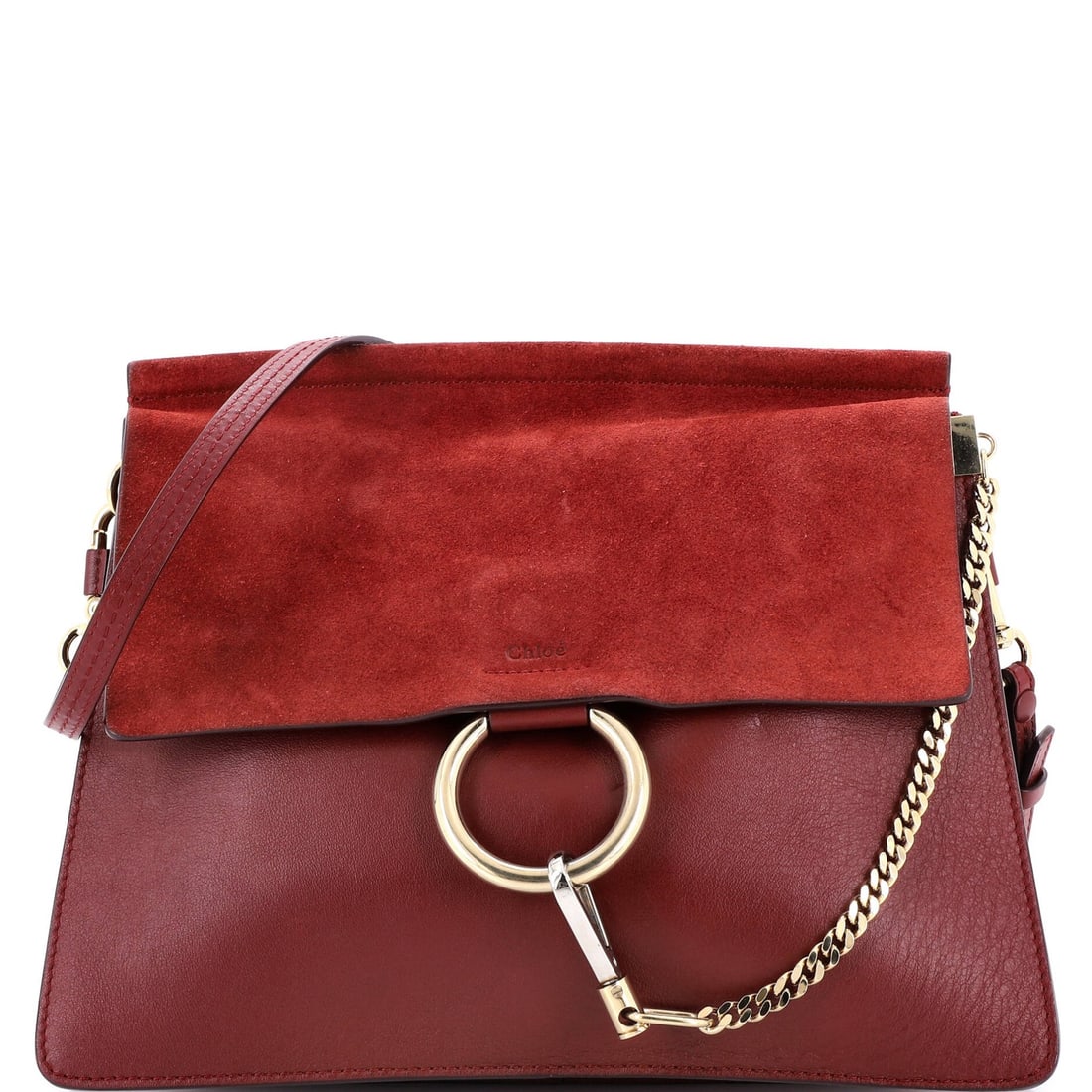 Medium leather shoulder bag by Chloe Faye. (1 of 7)