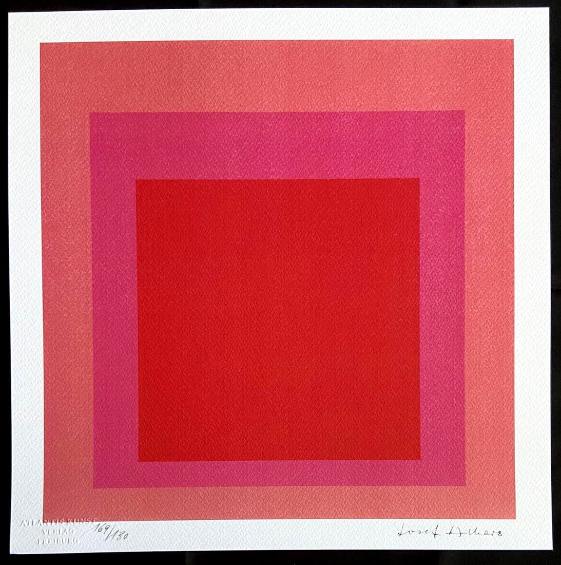 Josef Albers Lithograph Numbered Op (1 of 8)