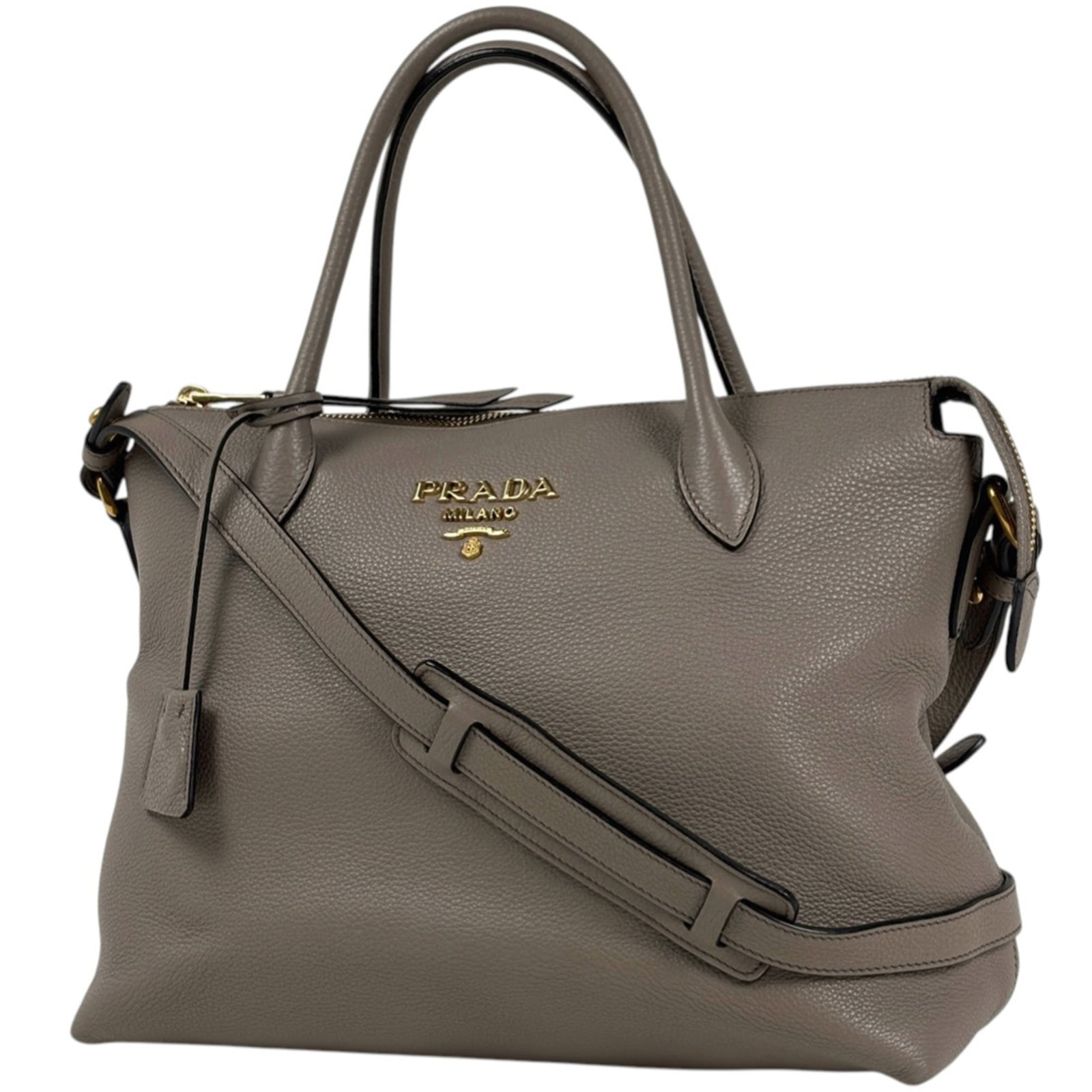 Prada leather shoulder bag (1 of 8)