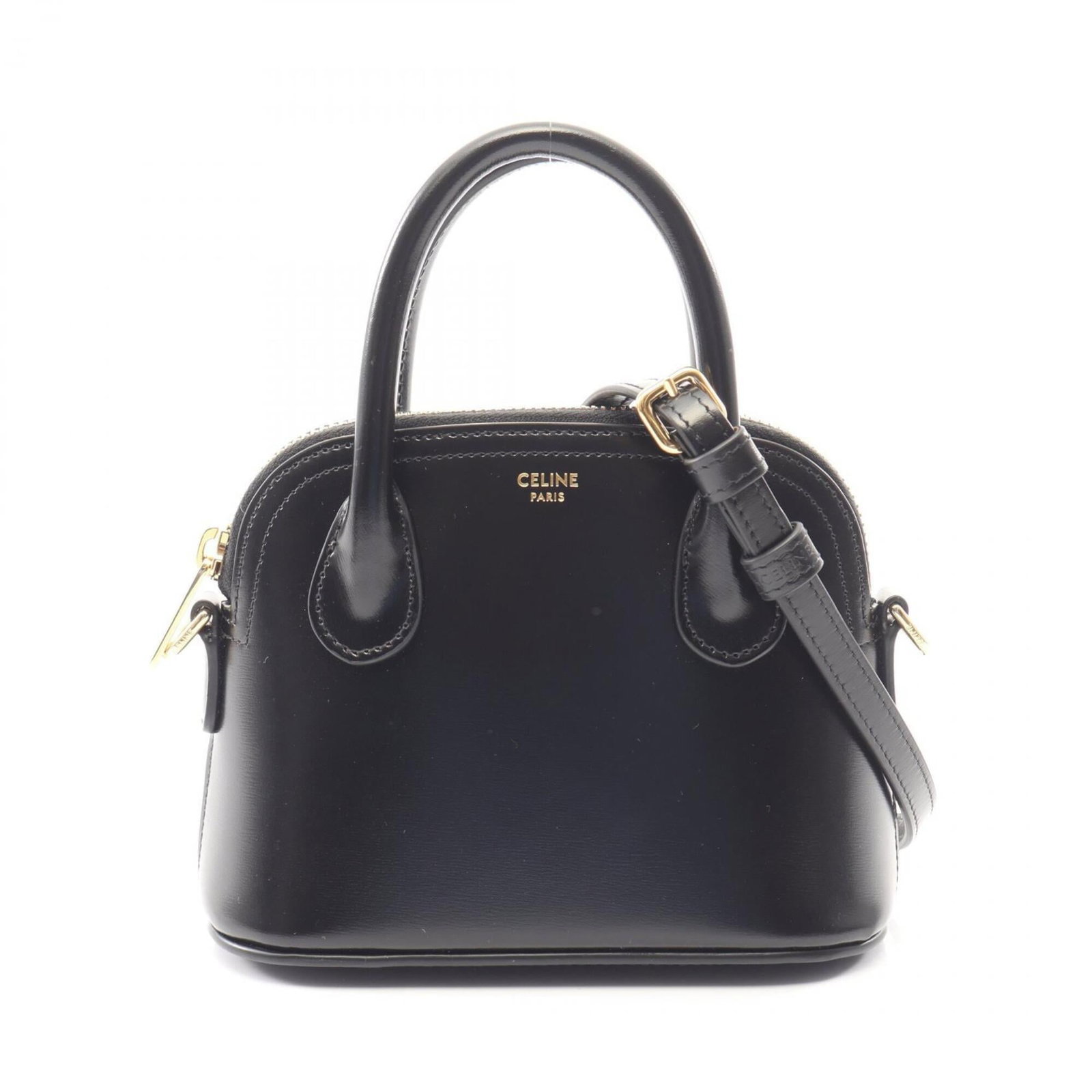 Celine leather handbag: Celine leather handbag A sleek and sophisticated black leather handbag from Celine, perfect for adding a touch of luxury to any outfit. With its classic design and premium materials, this timeless pie