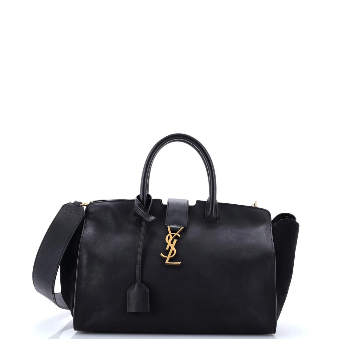 Saint Laurent Monogram Cabas Downtown Leather with Suede Small (1 of 8)