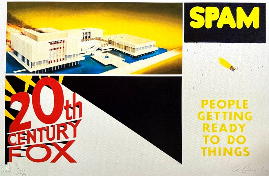 Ed Ruscha Lithograph - 2