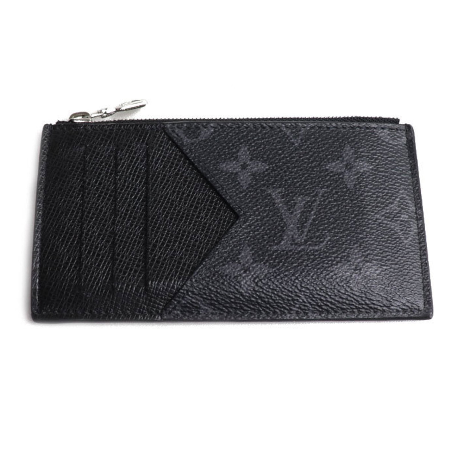 Louis Vuitton Monogram Eclipse Taiga Leather Coin Case (1 of 5)