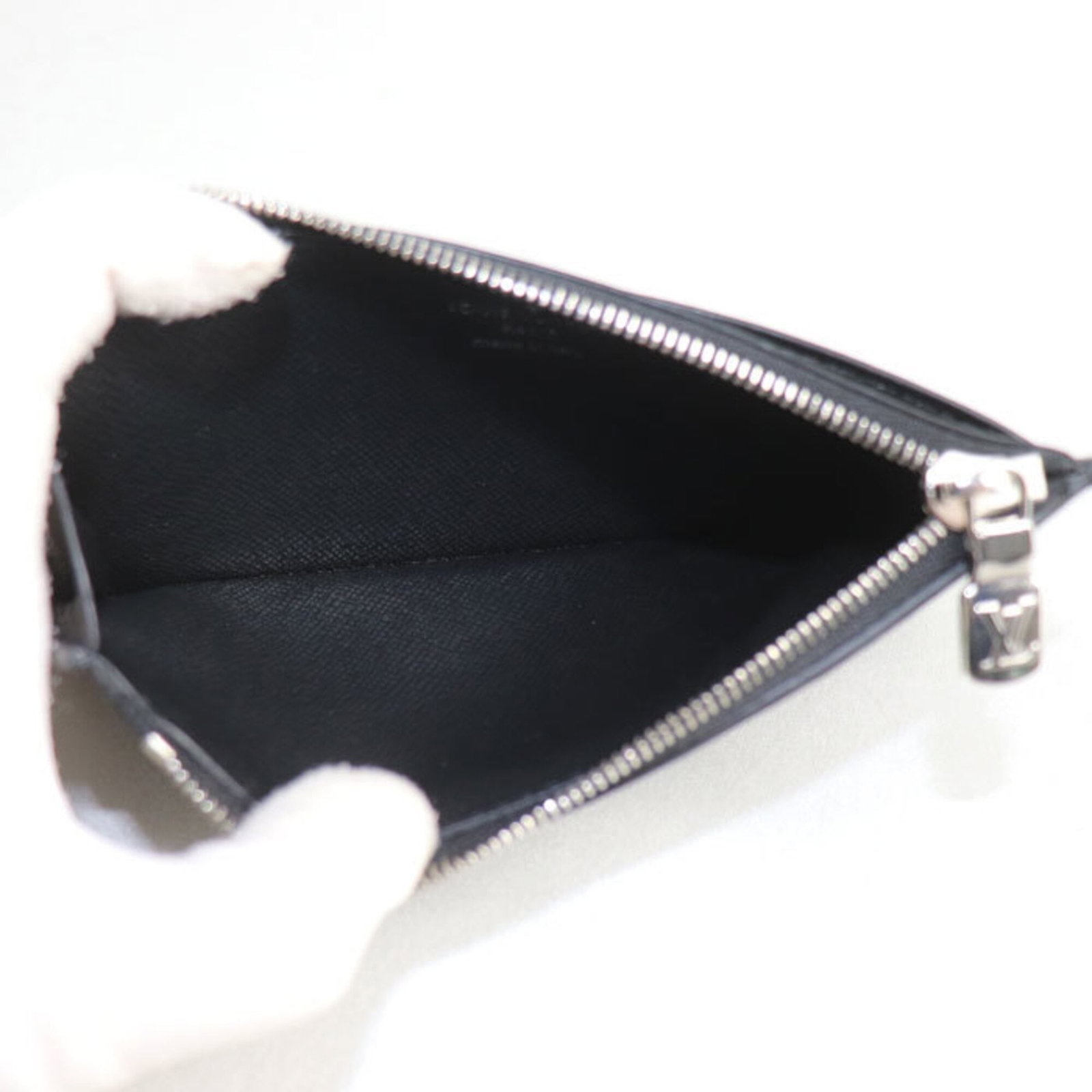 Louis Vuitton Monogram Eclipse Taiga Leather Coin Case - 3