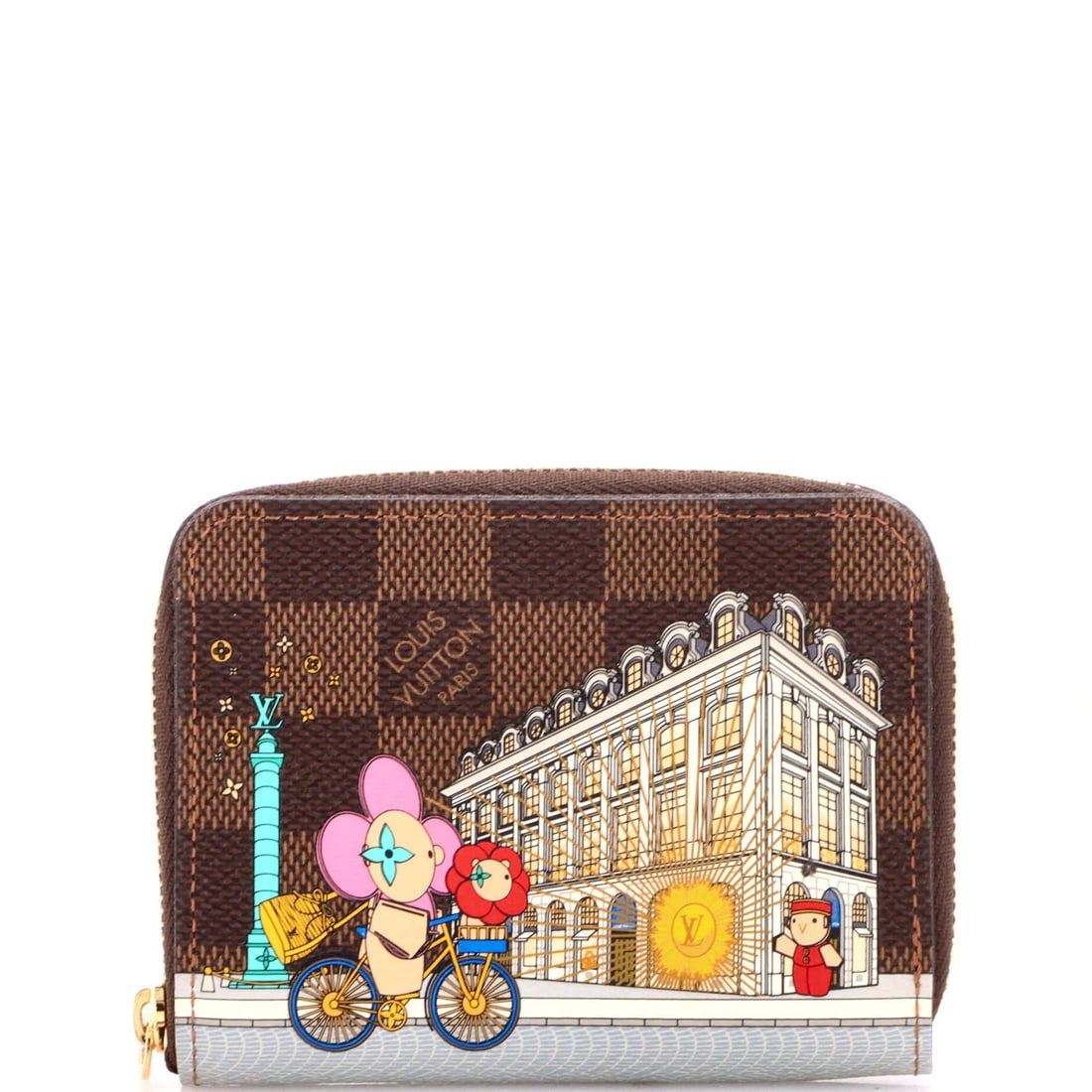 Vivienne Louis Vuitton Limited Edition Damier Coin Purse Xmas Zippy (1 of 7)