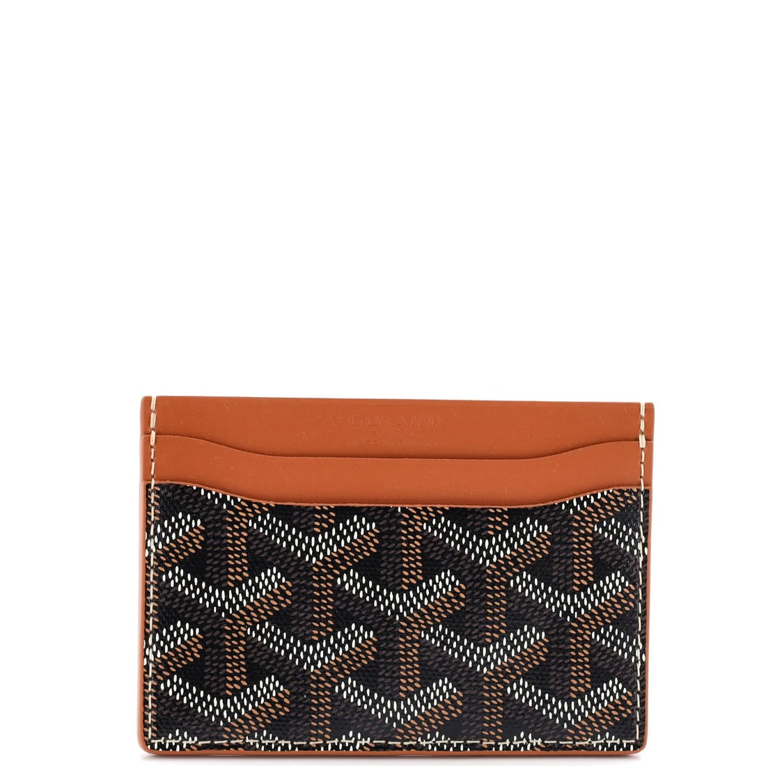 Goyard canvas card holder for Saint Sulpice Coated: Goyard canvas card holder for Saint Sulpice Coated The Goyard Saint Sulpice Coated Card Holder is a timeless and stylish accessory that exudes classic French elegance. Made from high-quality canvas