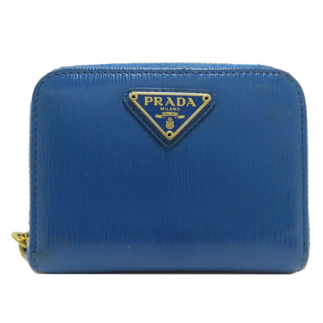 Leather Prada coin purse hardware logo (1 of 20)