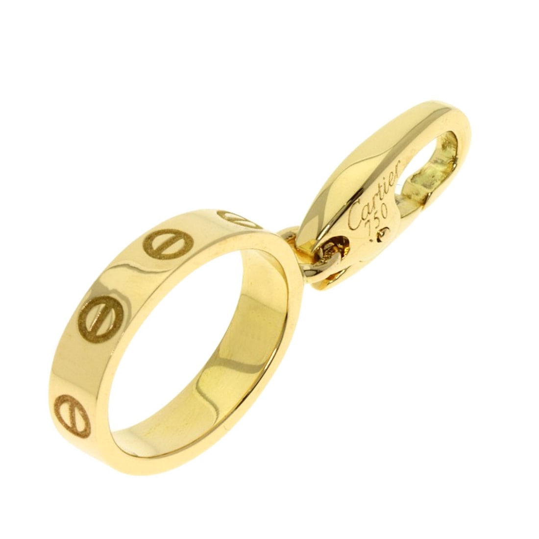 K18 Yellow Gold Baby Love Charm Pendant by Cartier (1 of 6)