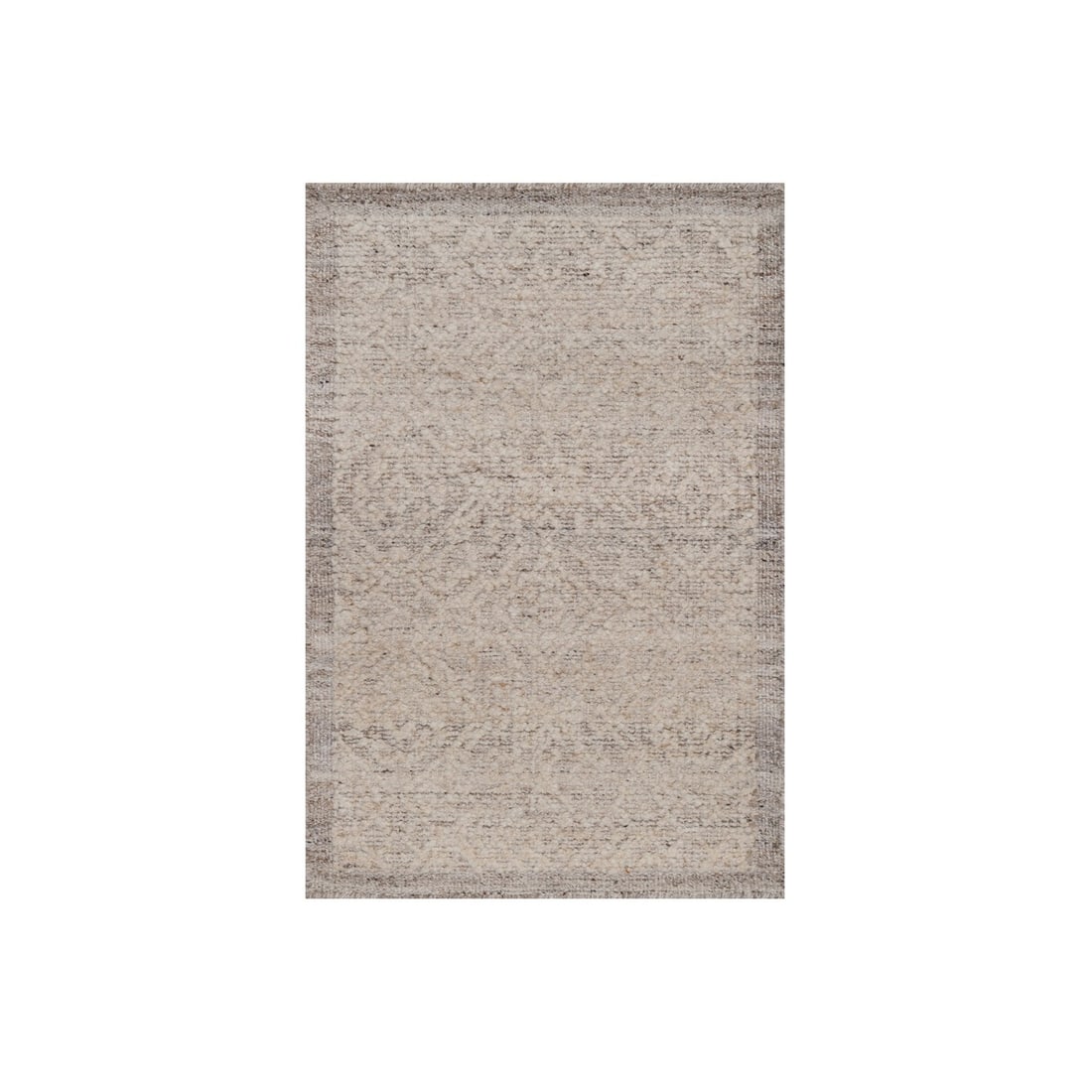 2'x3' Beaver Brown Hand Knotted Textured Modern Pure Undyed Wool Mat Rug: 2'x3' Beaver Brown Hand Knotted Textured Modern Pure Undyed Wool Mat Rug Experience the warmth and texture of hand-knotted wool with this stunning 2'x3' modern rug, crafted in the traditional