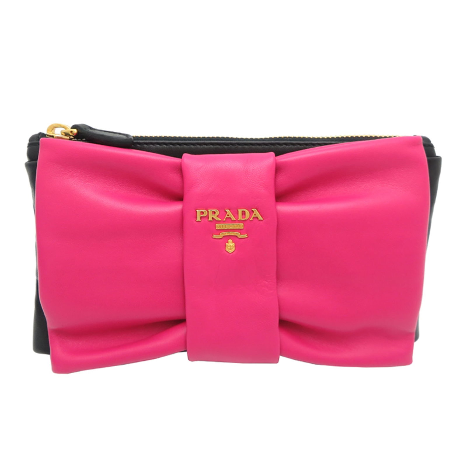 Nappa leather Prada pouch (1 of 8)