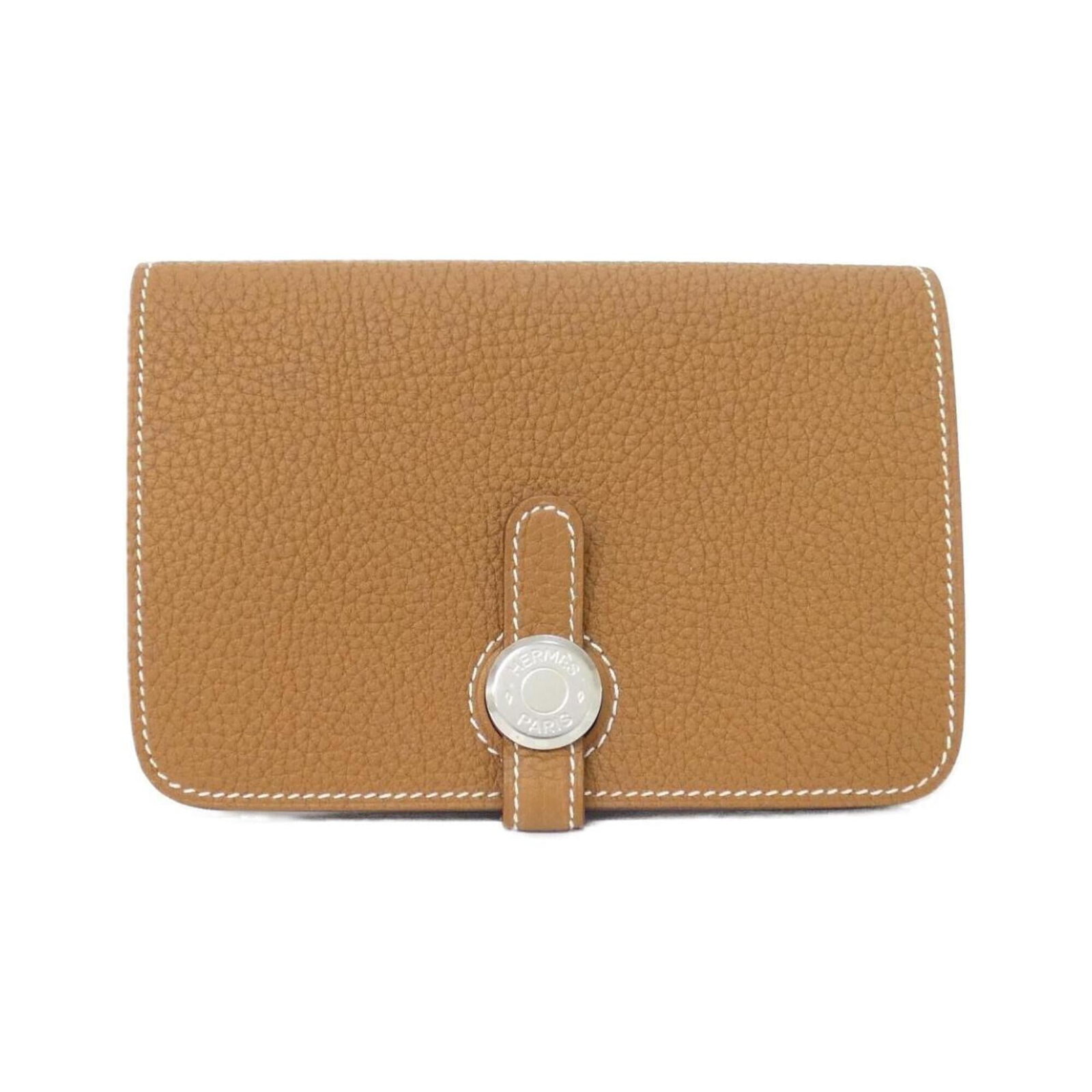 Hermes Togo Leather Bi Fold Wallet (1 of 4)