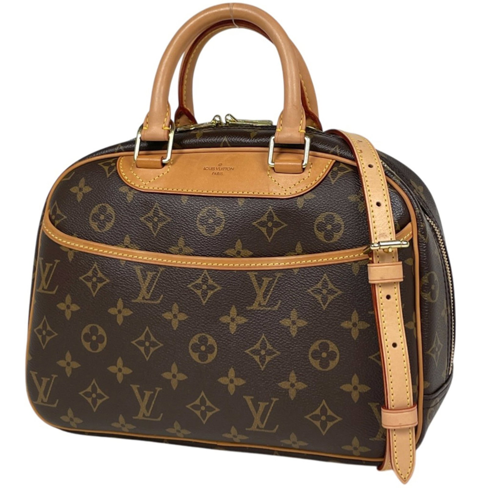 Louis Vuitton Shoulder Bag Monogram: Louis Vuitton Shoulder Bag Monogram A timeless piece from the iconic Louis Vuitton brand, this monogram shoulder bag boasts the signature LV pattern in rich brown leather. With its classic design and
