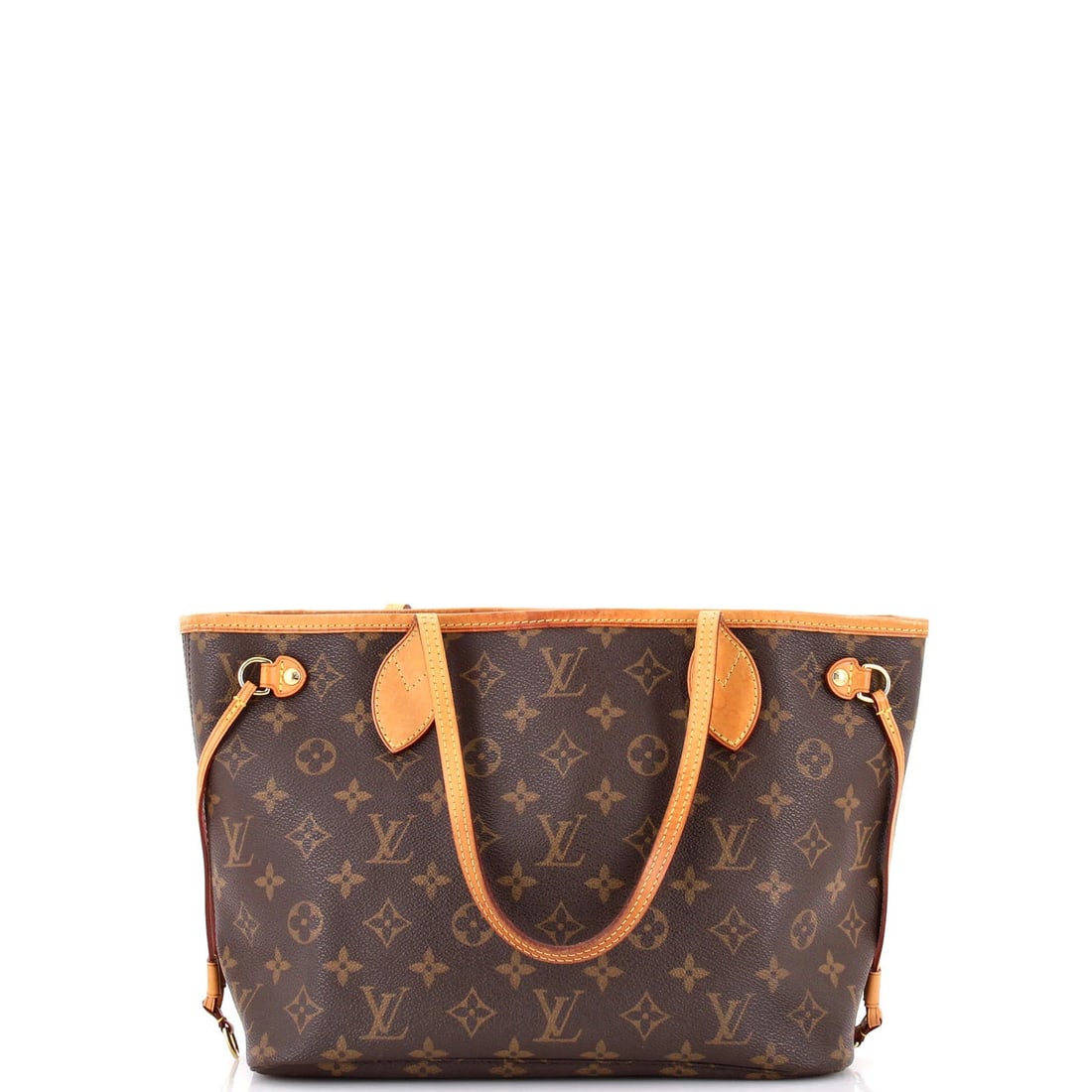 Louis Vuitton canvas tote with monogram and pm (1 of 8)