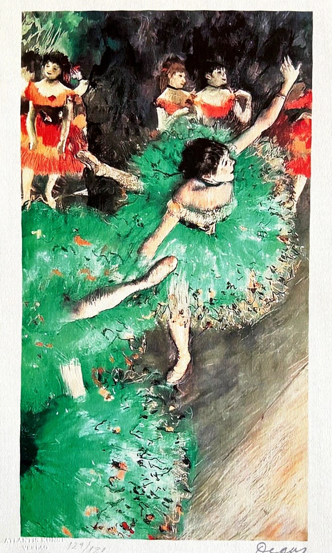 Edgar Degas Lithograph Numbered 180 Stamp (1 of 10)