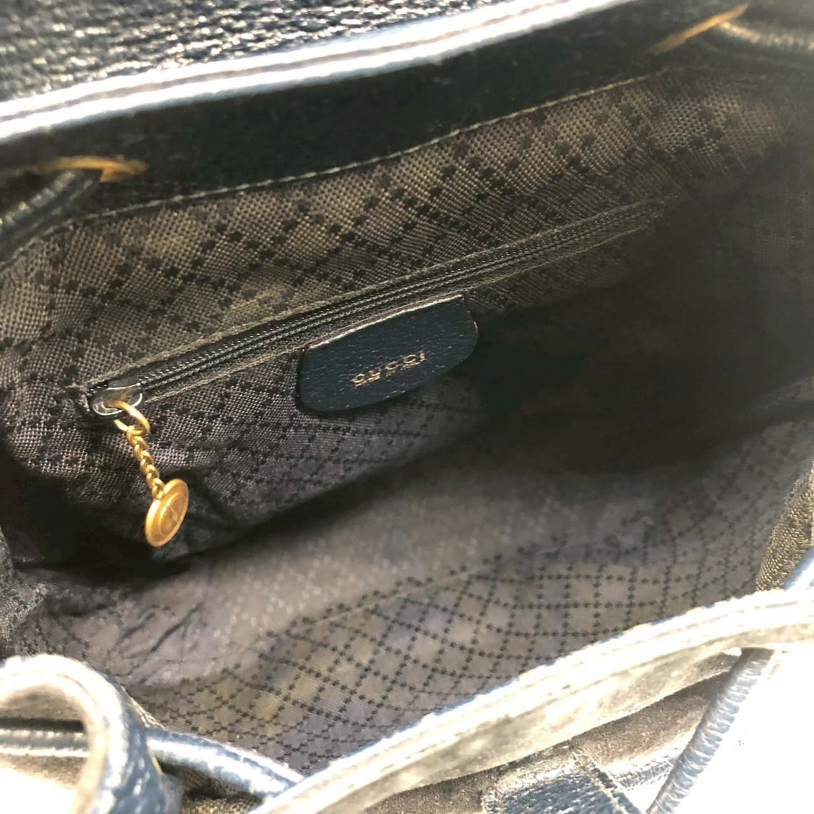 Gucci Bamboo Suede Backpack - 13