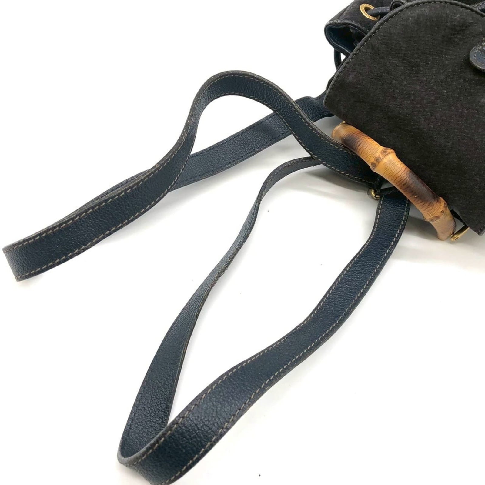 Gucci Bamboo Suede Backpack - 7