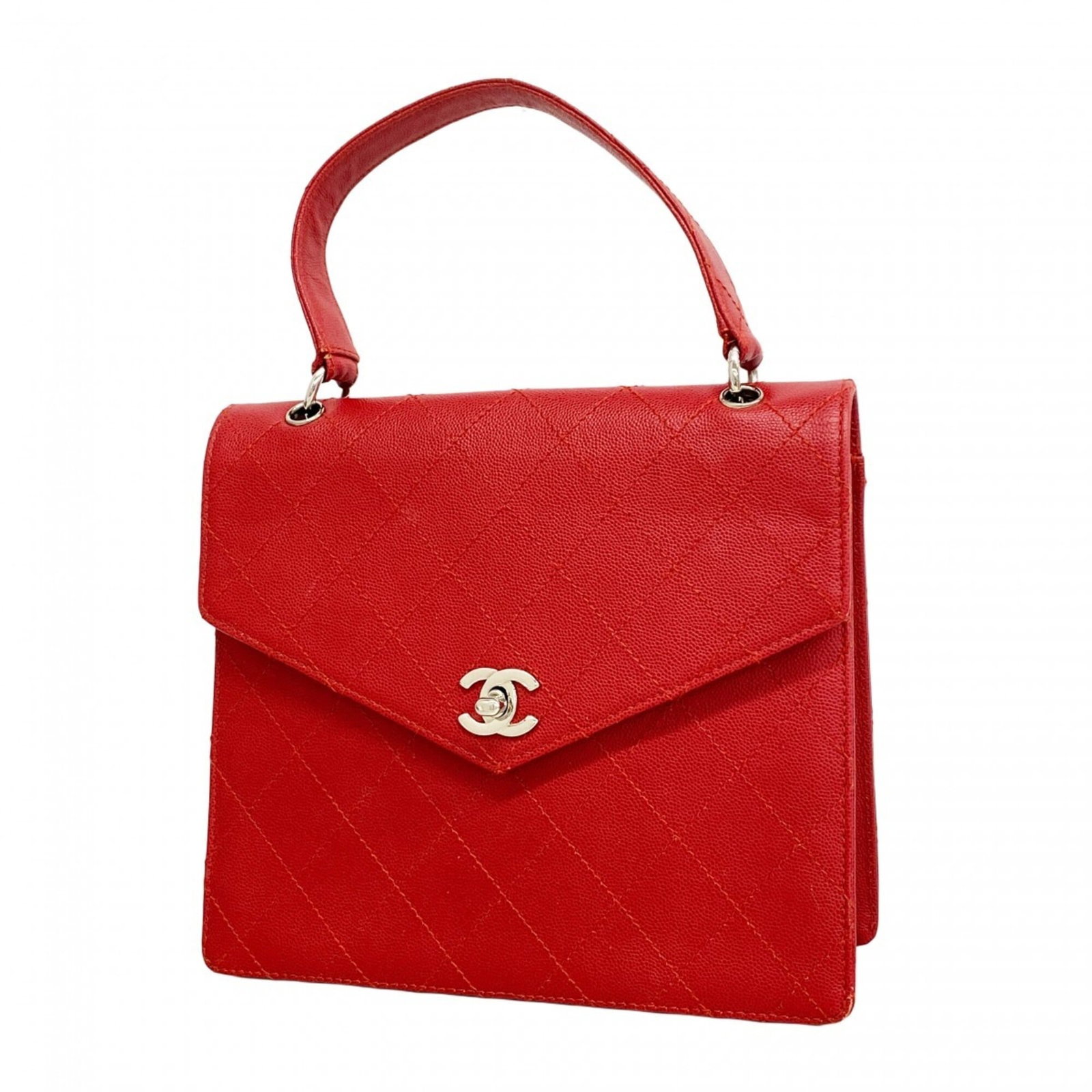 Chanel Handbag of Grained Calfskin (1 of 10)