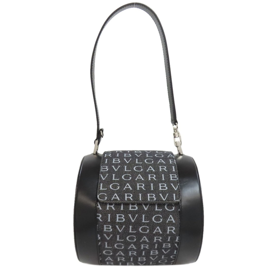 BVLGARI canvas drum bag logomania handbag (1 of 20)