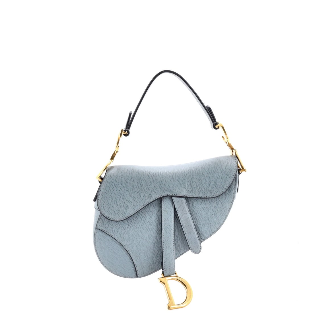 Christian Dior Mini Leather Saddle Handbag (1 of 6)