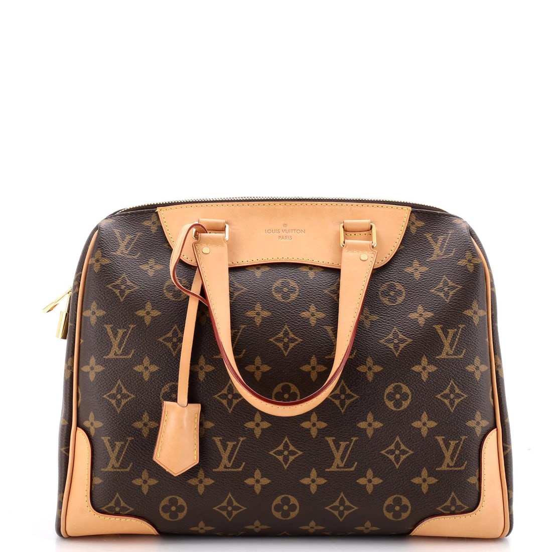 Louis Vuitton Retiro NM Handbag Monogram Canvas: Louis Vuitton Retiro NM Handbag Monogram Canvas A classic Louis Vuitton Retiro NM Handbag in rich brown monogram canvas, complete with gold hardware and a sleek design that exudes timeless