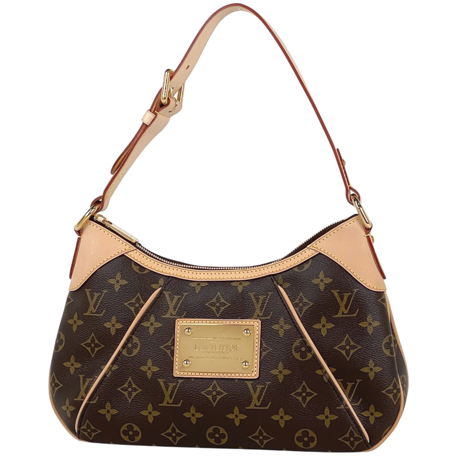 Louis Vuitton Shoulder Bag Monogram: Louis Vuitton Shoulder Bag Monogram A timeless piece from the iconic Louis Vuitton monogram collection, this brown shoulder bag boasts the signature LV pattern and classic design that exudes elegance