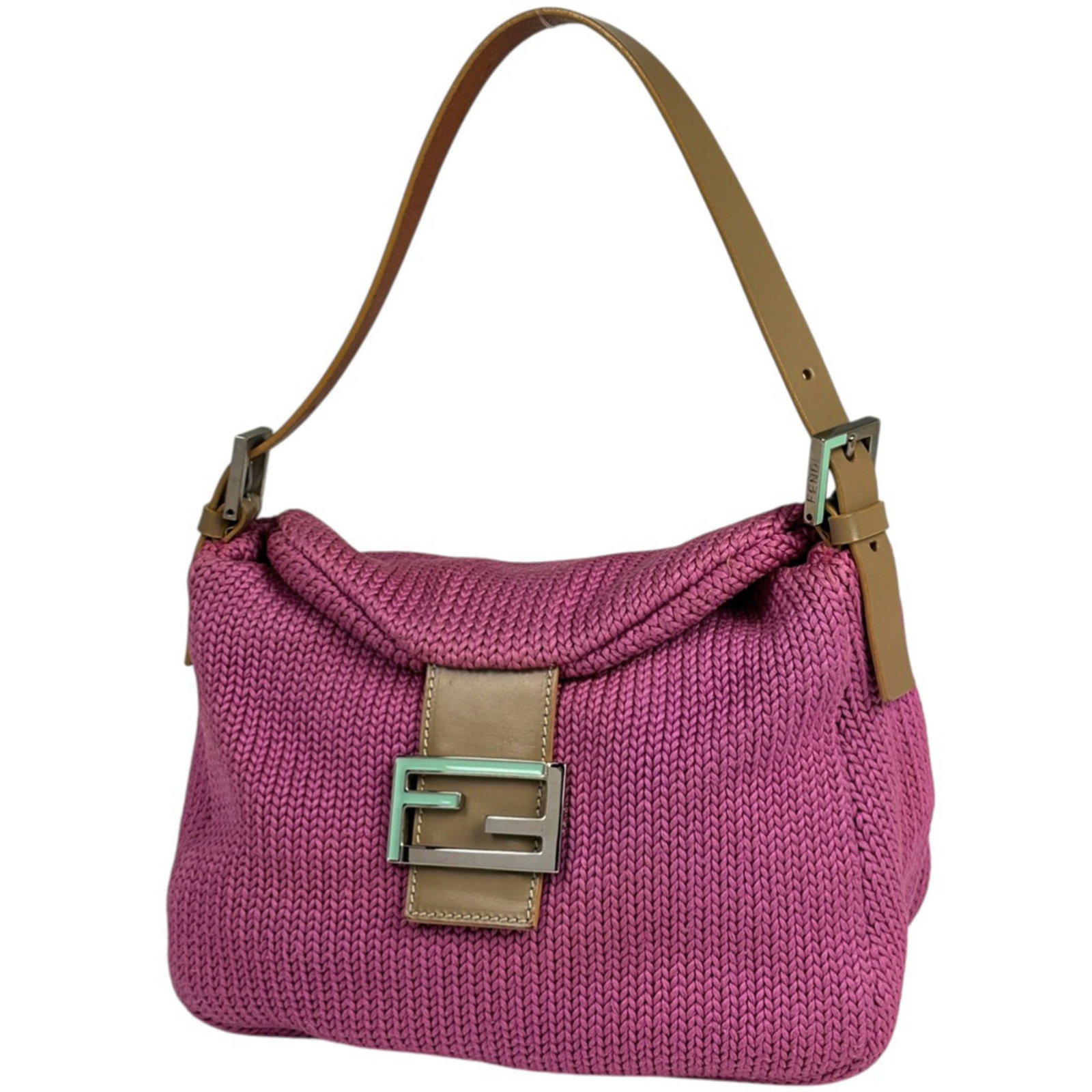 Fendi leather shoulder bag fabric (1 of 13)