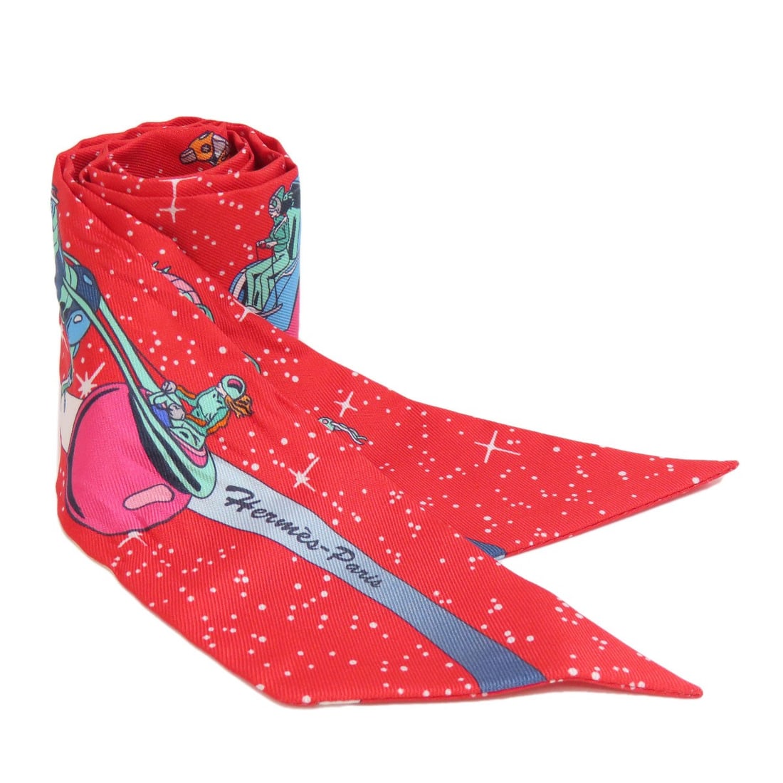 Hermes silk twilly scarf (1 of 10)