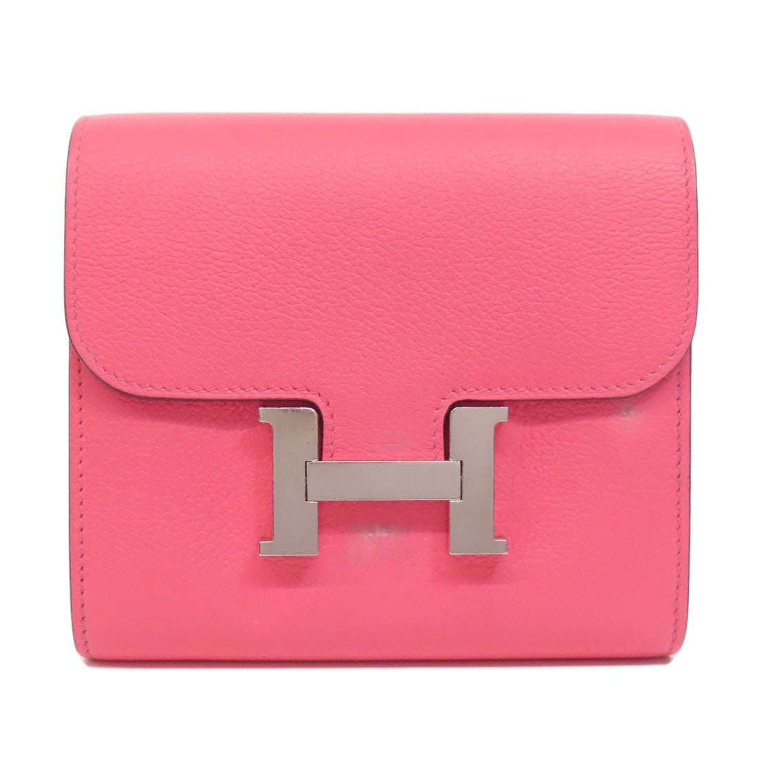 Hermes Constance Bifold Wallet with Coin Pocket and Silver Hardware (1 of 20)