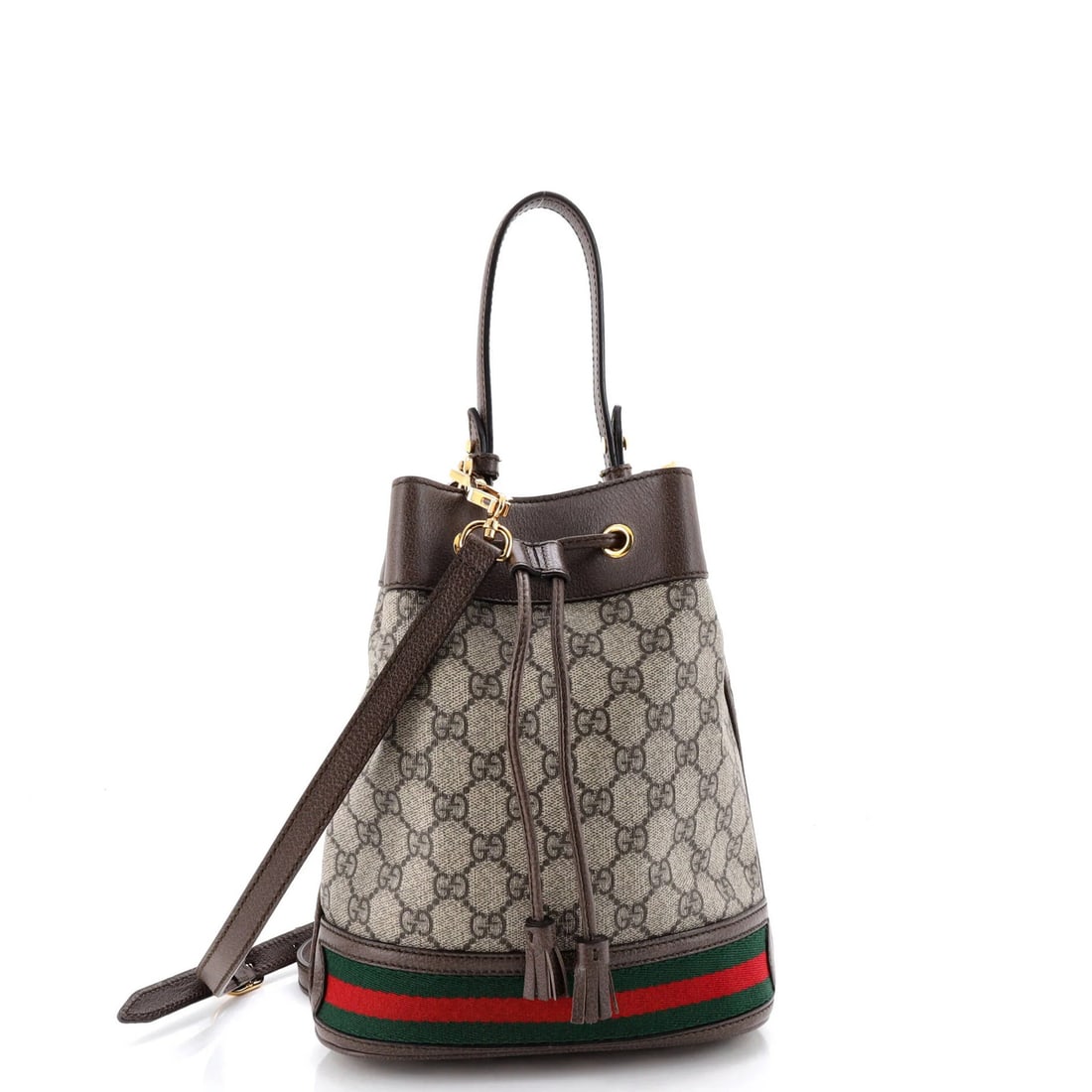 Gucci Ophidia small coated canvas bucket bag (1 of 5)
