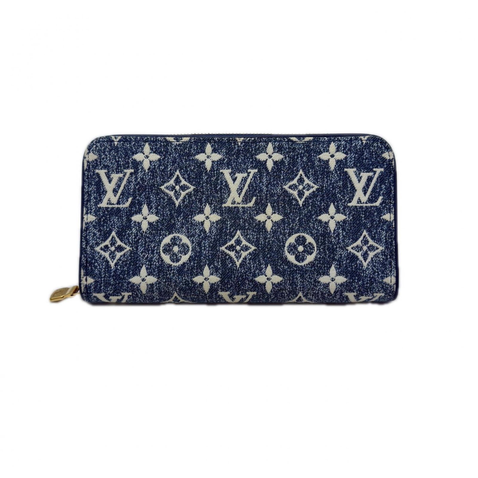 Louis Vuitton denim coin case monogram purse (1 of 11)