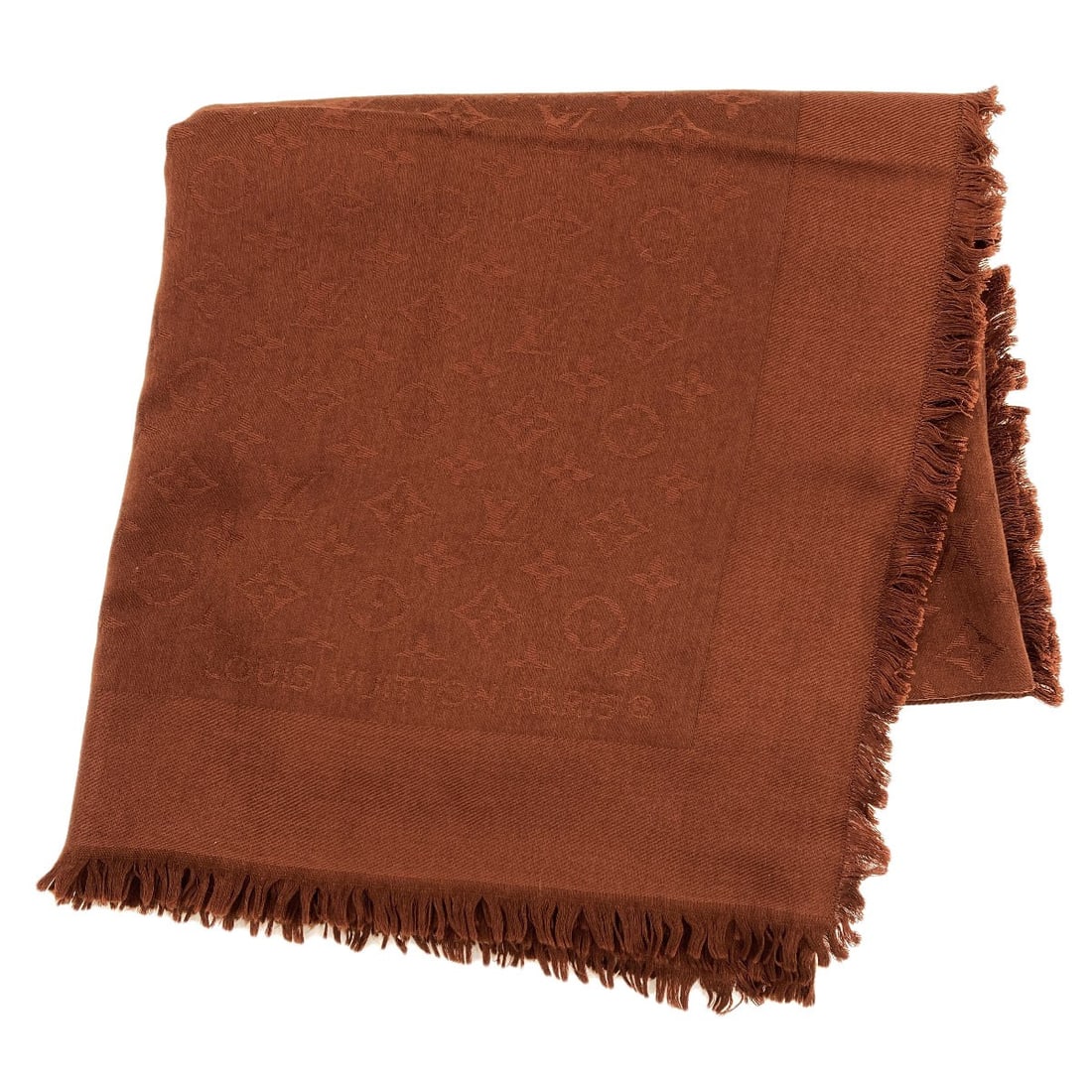 LOUIS VUITTON M71339 shawl Stall Silk wool (1 of 6)