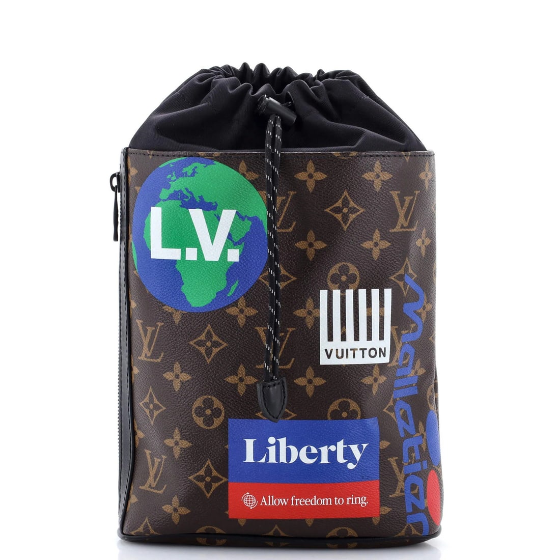 Louis Vuitton Chalk Limited Edition Story Monogram Canvas Sling Bag (1 of 5)