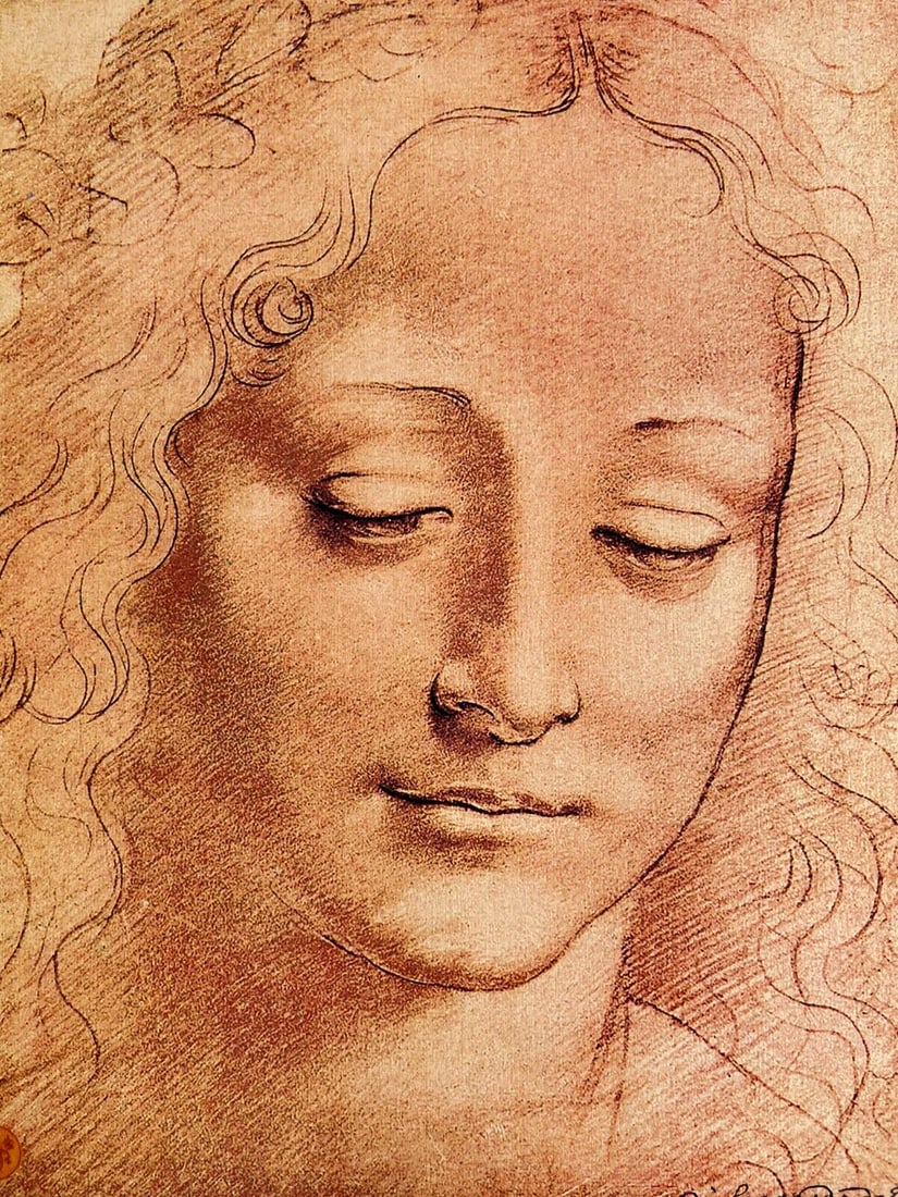 Leonardo Da Vinci Lithograph From An Numbered (1 of 7)