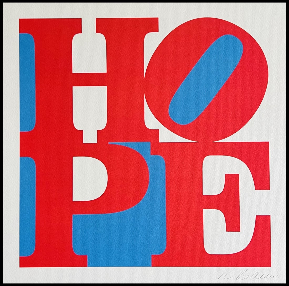 Robert Indiana Lithograph Op Numbered by Guggenheim Museum (1 of 7)