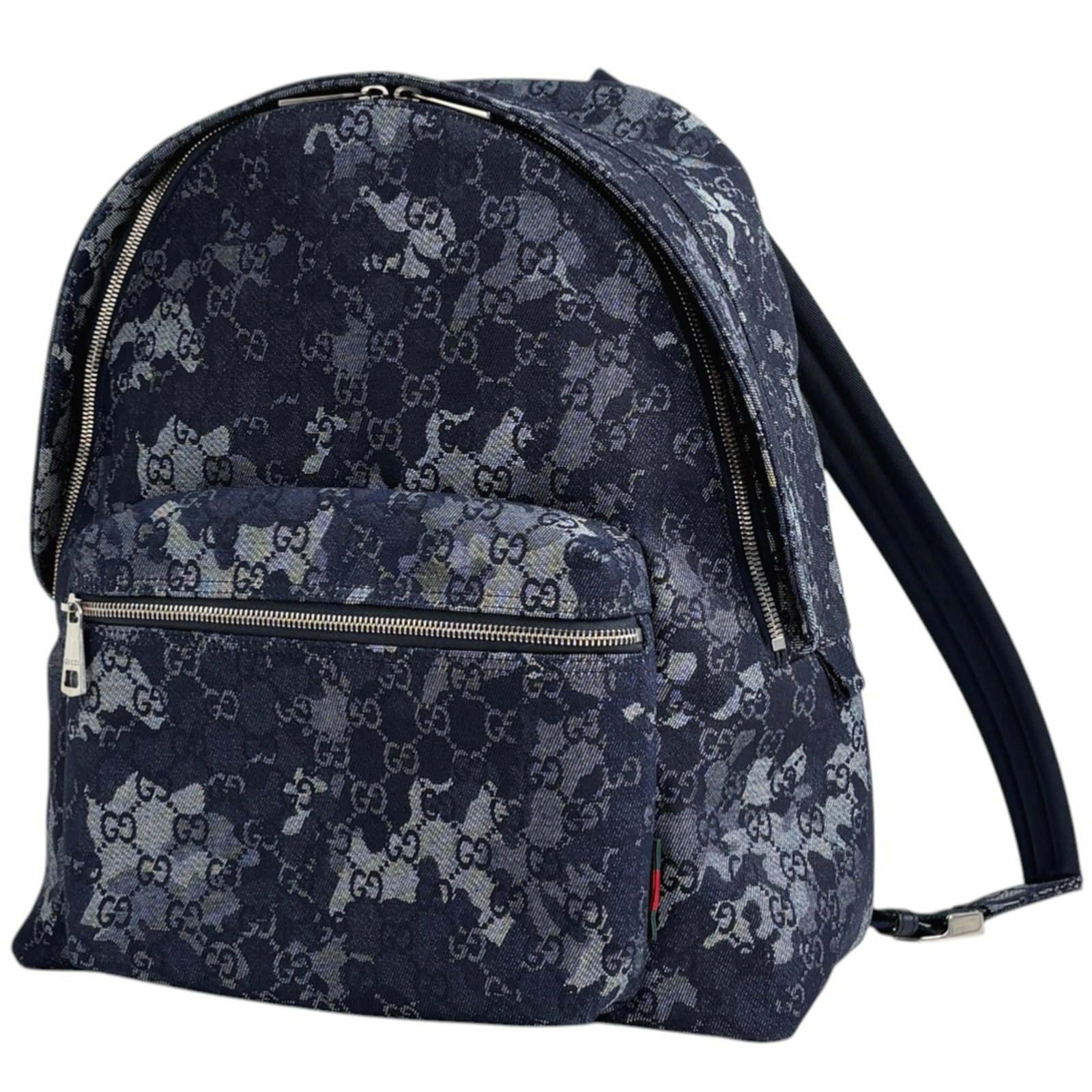 Gucci men's navy daypack rucksack backpack denim large 849008 (1 of 10)