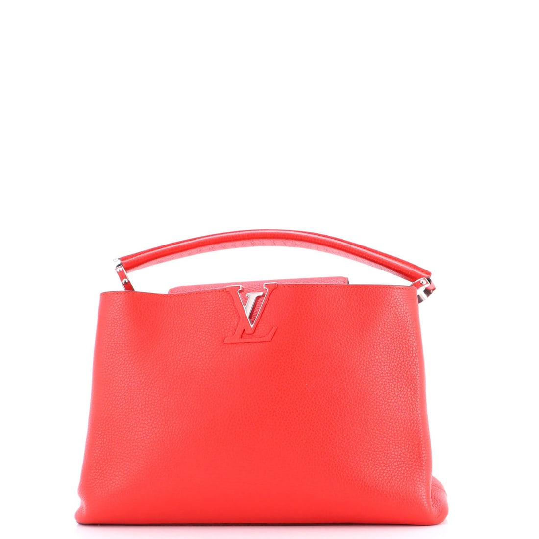 Louis Vuitton Capucines is a leather bag. (1 of 7)