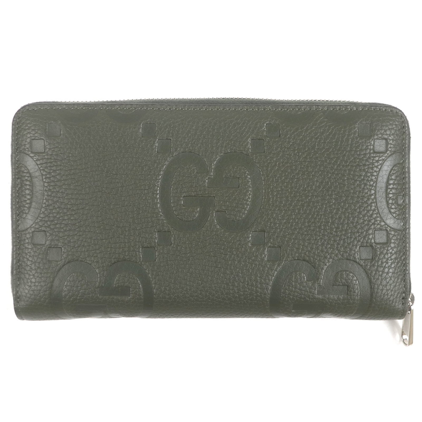 Gucci Long Wallet (Bi-Fold) Leather: Gucci Long Wallet (Bi-Fold) Leather A pre-owned Gucci long wallet in mint condition, boasting the iconic bi-fold design and luxurious khaki leather. Its spacious interior offers ample room for cards,