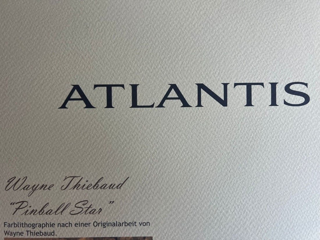 Wayne Thiebaud lithograph - 10