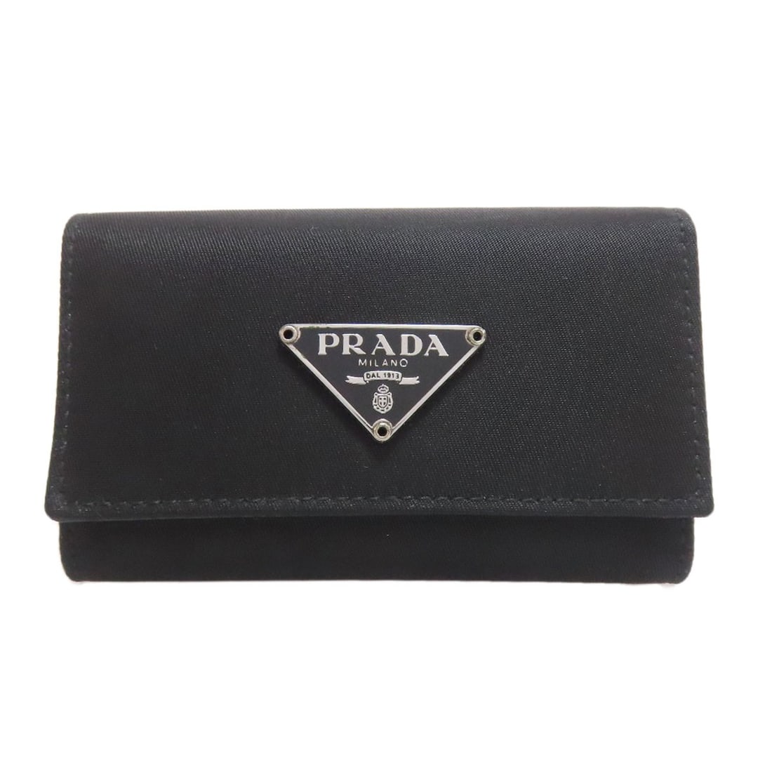 Prada logo hardware nylon key holder (1 of 16)